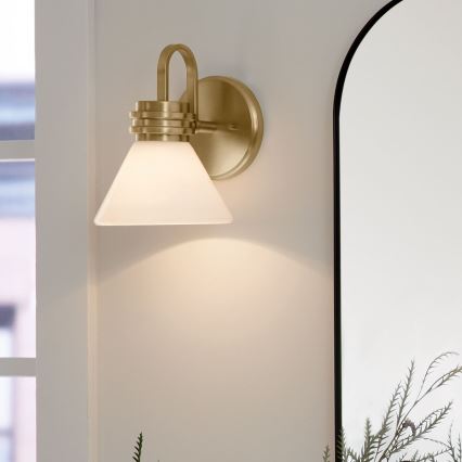 Kichler - LED Seinälamppu kylpyhuoneeseen FARUM 1xG9/3W/230V IP44 messinki