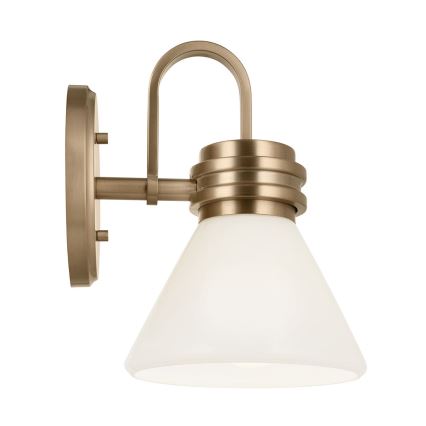 Kichler - LED Seinälamppu kylpyhuoneeseen FARUM 1xG9/3W/230V IP44 messinki