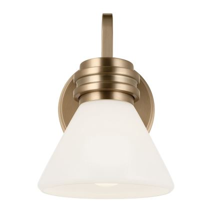 Kichler - LED Seinälamppu kylpyhuoneeseen FARUM 1xG9/3W/230V IP44 messinki