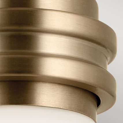 Kichler - LED Seinälamppu kylpyhuoneeseen FARUM 1xG9/3W/230V IP44 messinki