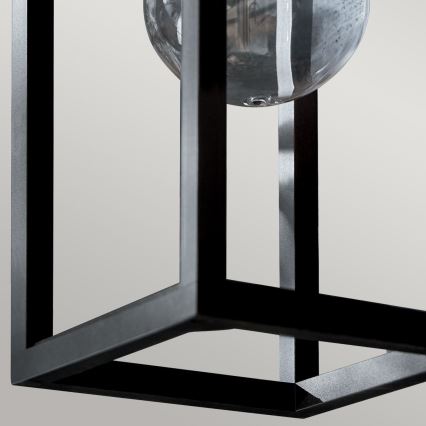Kichler - Ulkoseinävalaisin HONE 1xE27/60W/230V IP44 musta