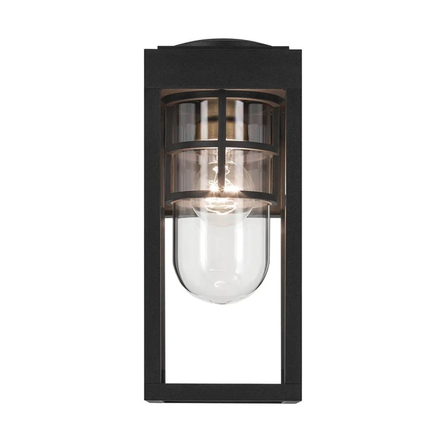 Kichler - Ulkoseinävalaisin HONE S 1xE27/60W/230V IP44 musta