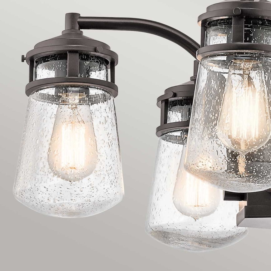 Kichler - Kattokruunu ulkona pylväässä LYNDON 5xE27/60W/230V IP44