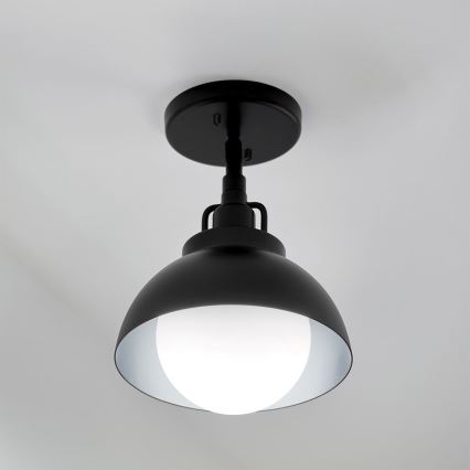 Kichler - Seinävalaisin NIVA 1xE27/40W/230V musta