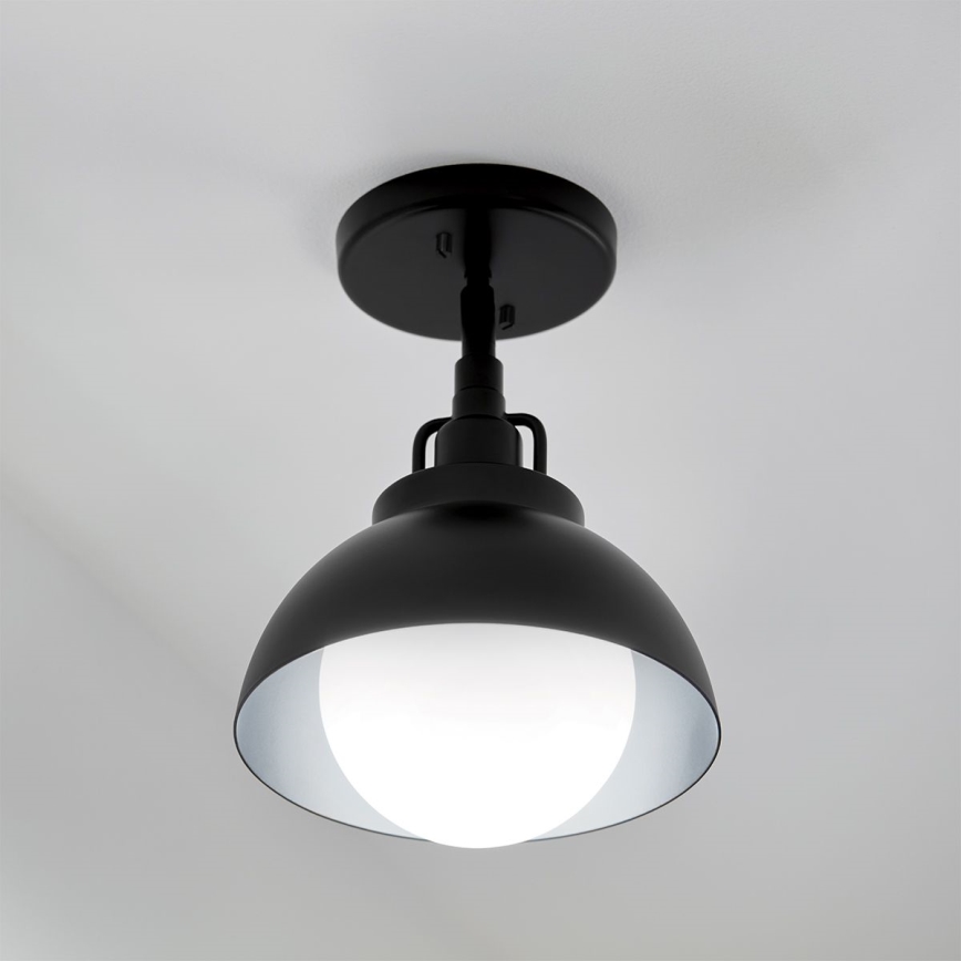 Kichler - Seinävalaisin NIVA 1xE27/40W/230V musta
