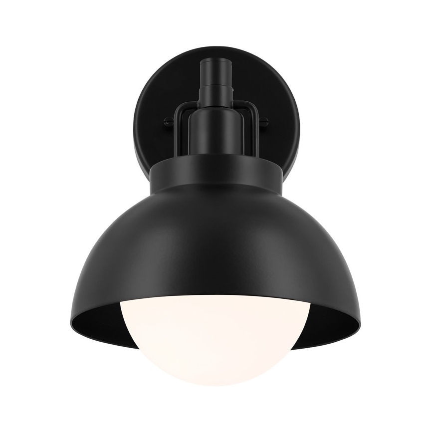 Kichler - Seinävalaisin NIVA 1xE27/40W/230V musta