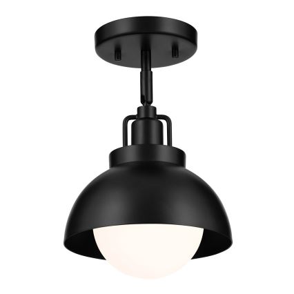 Kichler - Seinävalaisin NIVA 1xE27/40W/230V musta