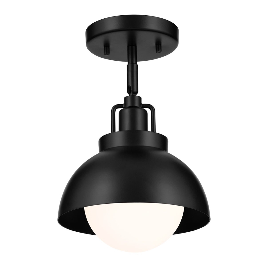Kichler - Seinävalaisin NIVA 1xE27/40W/230V musta