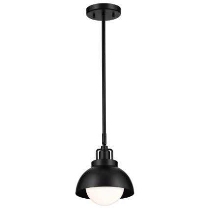 Kichler - Seinävalaisin NIVA 1xE27/40W/230V musta