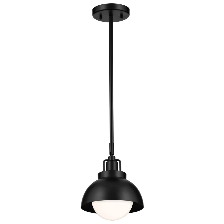 Kichler - Seinävalaisin NIVA 1xE27/40W/230V musta