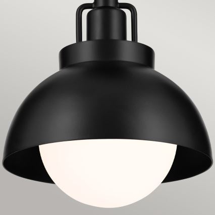 Kichler - Seinävalaisin NIVA 1xE27/40W/230V musta