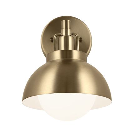 Kichler - Seinävalaisin NIVA 1xE27/40W/230V messinki