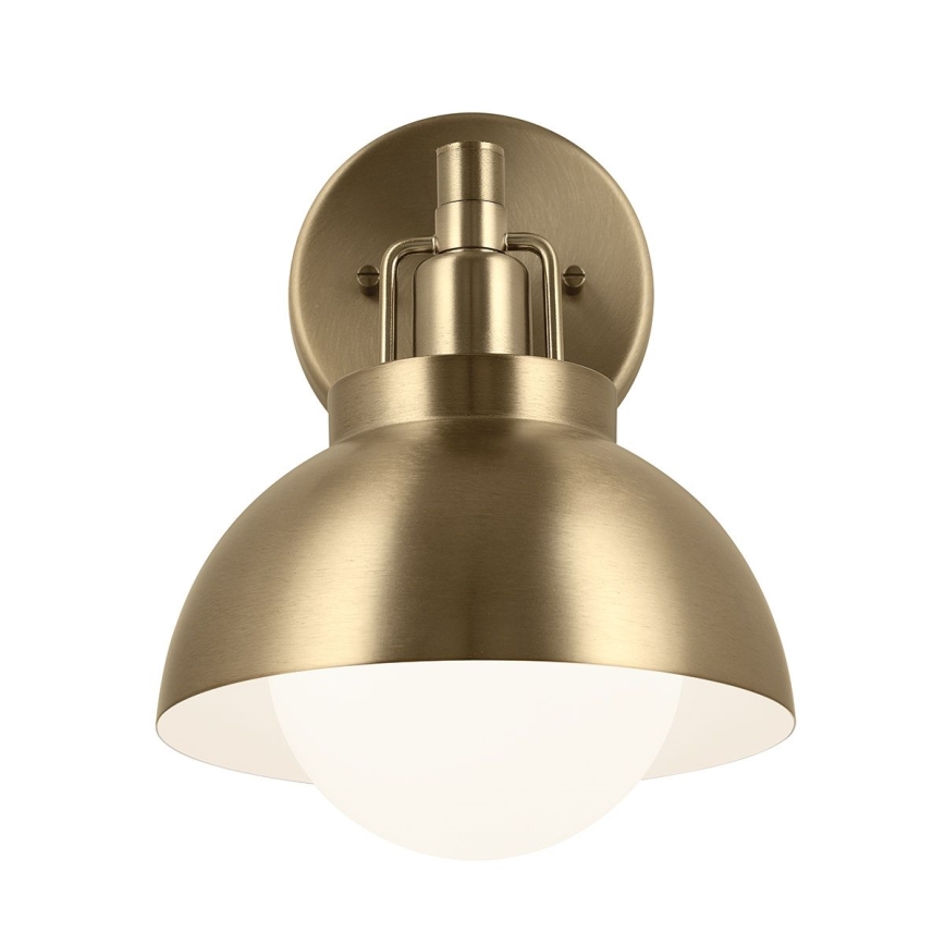 Kichler - Seinävalaisin NIVA 1xE27/40W/230V messinki