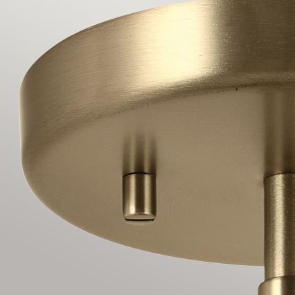 Kichler - Seinävalaisin NIVA 1xE27/40W/230V messinki