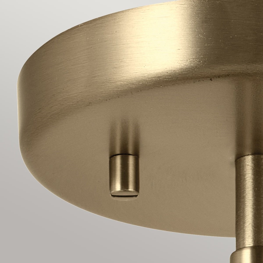 Kichler - Seinävalaisin NIVA 1xE27/40W/230V messinki