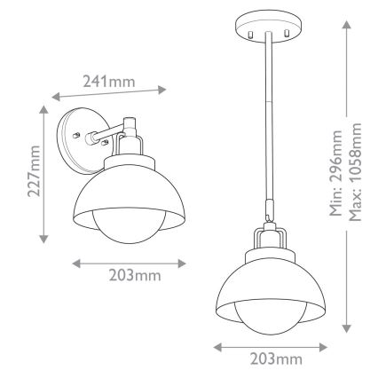 Kichler - Seinävalaisin NIVA 1xE27/40W/230V messinki