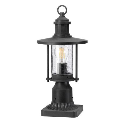 Kichler - Ulkovalaisin RIVERWOOD 1xE27/60W/230V IP44 musta