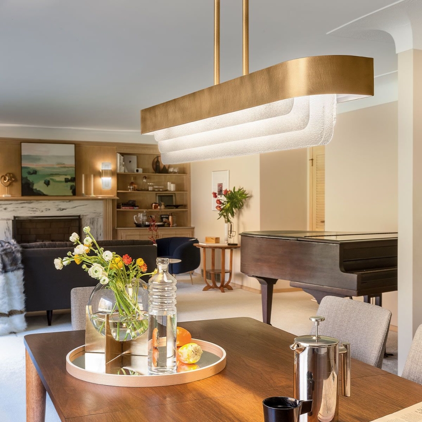 Kichler - SERENE LED/40W/230V varrellinen LED-kattokruunu, kulta