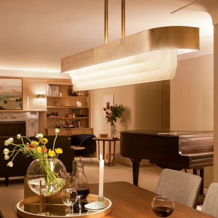 Kichler - SERENE LED/40W/230V varrellinen LED-kattokruunu, kulta