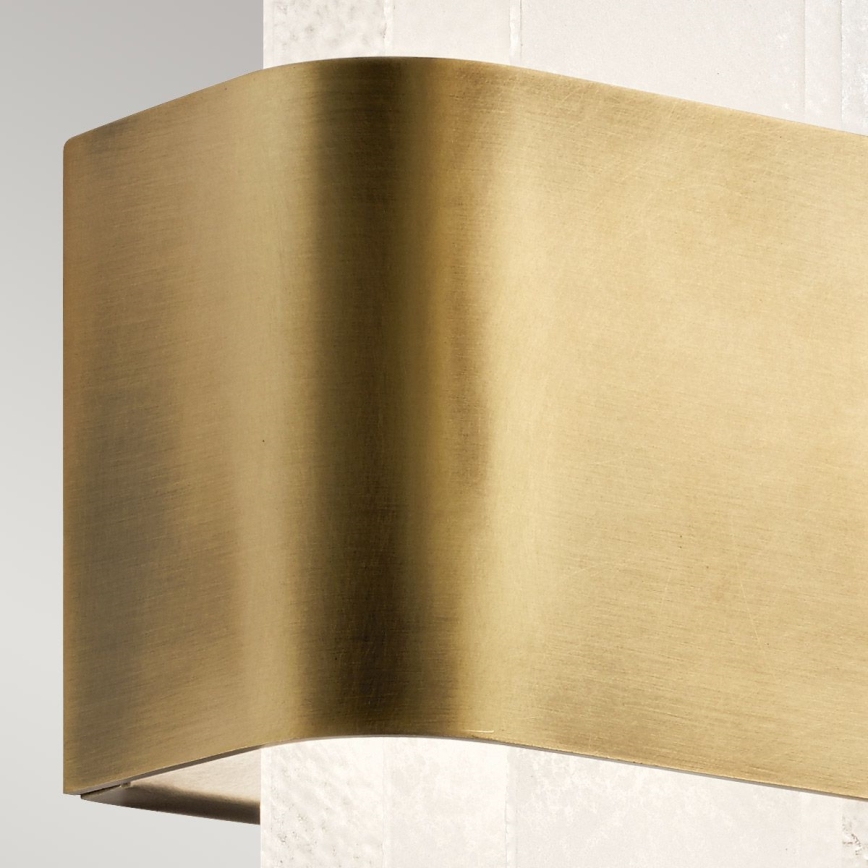Kichler - LED-seinävalaisin SERENE LED/16W/230V messinki