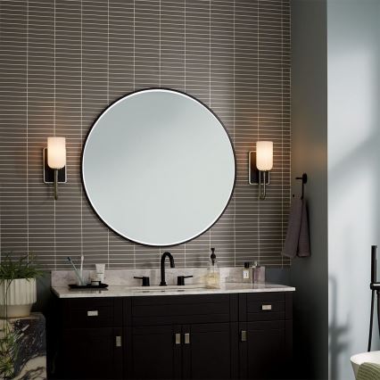 Kichler - LED-kylpyhuoneen seinävalaisin SOLIA 1xG9/3W/230V IP44 mattakromi