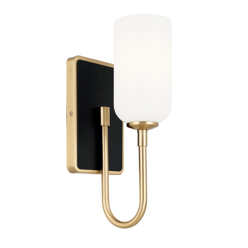 Kichler - LED-kylpyhuonevalaisin SOLIA 1xG9/3W/230V IP44 kultainen