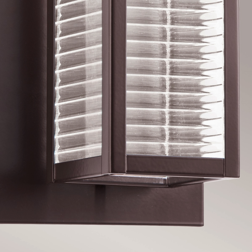 Kichler - LED Ulkoseinävalaisin SOREL 1xGU10/7W/230V IP44 ruskea