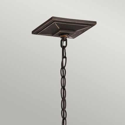Kichler - Ulkokattokruunu ketjulla SOUTH HOPE 1xE14/60W/230V IP44