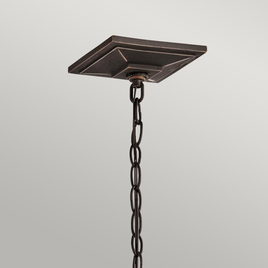 Kichler - Ulkokattokruunu ketjulla SOUTH HOPE 1xE14/60W/230V IP44