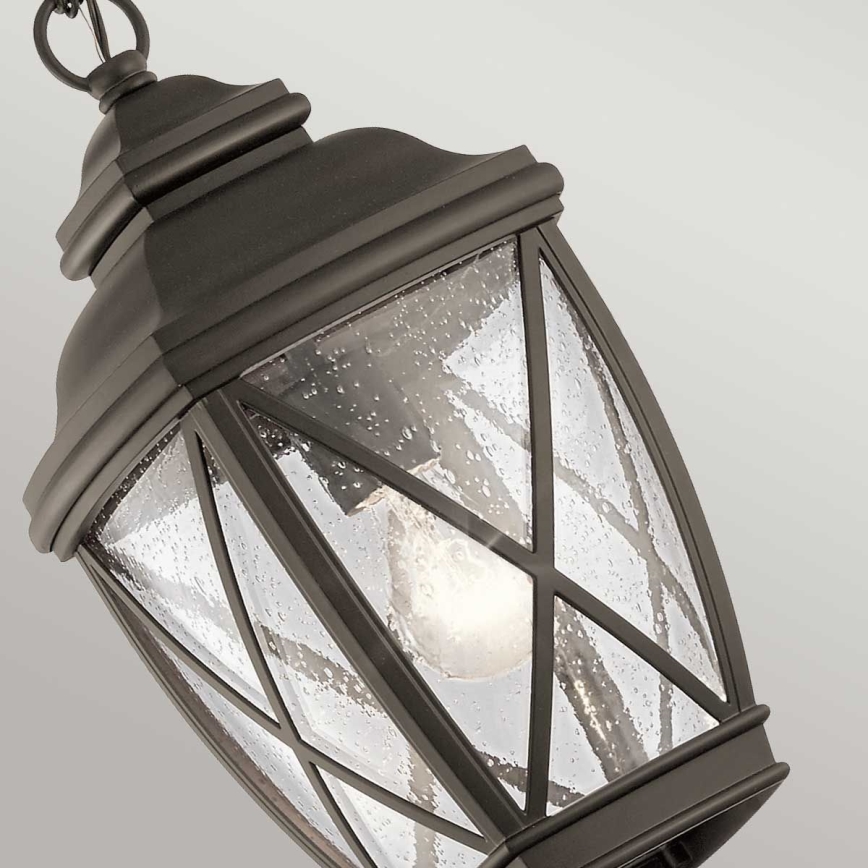 Kichler - Ulkokattokruunu ketjulla TANGIER 1xE27/60W/230V IP44