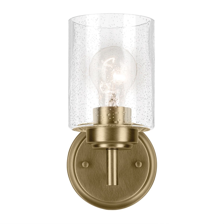 Kichler - Seinävalaisin WINSLOW 1xE27/60W/230V messinki
