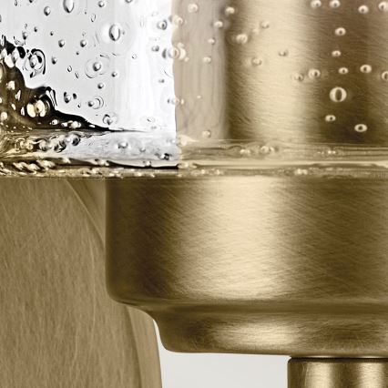 Kichler - Seinävalaisin WINSLOW 1xE27/60W/230V messinki