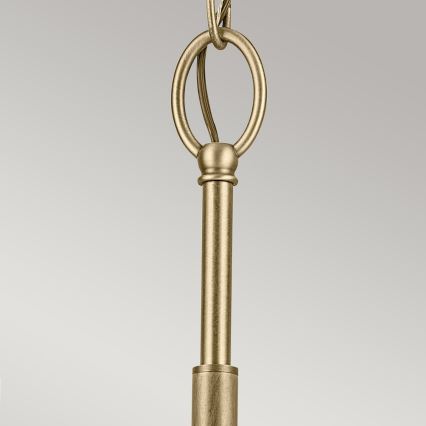 Kichler - Kattokruunu ketjussa WINSLOW 3xE27/60W/230V halkaisija 45,8 cm messinki