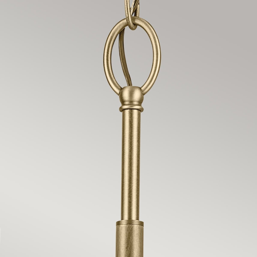 Kichler - Kattokruunu ketjussa WINSLOW 3xE27/60W/230V halkaisija 45,8 cm messinki