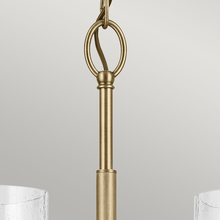 Kichler - Kattokruunu ketjussa WINSLOW 5xE27/60W/230V halkaisija 50,2 cm messinki
