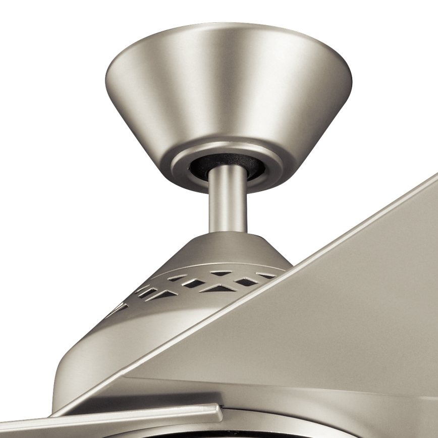 Kichler - LED himmennettävä kattovalo JADE LED/18W/230V hopea + kauko-ohjaus