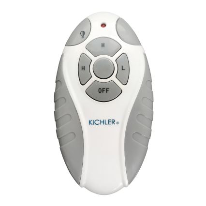 Kichler - Kattotuuletin LYNDON 3xE27/8W/230V IP23 + kauko-ohjaus