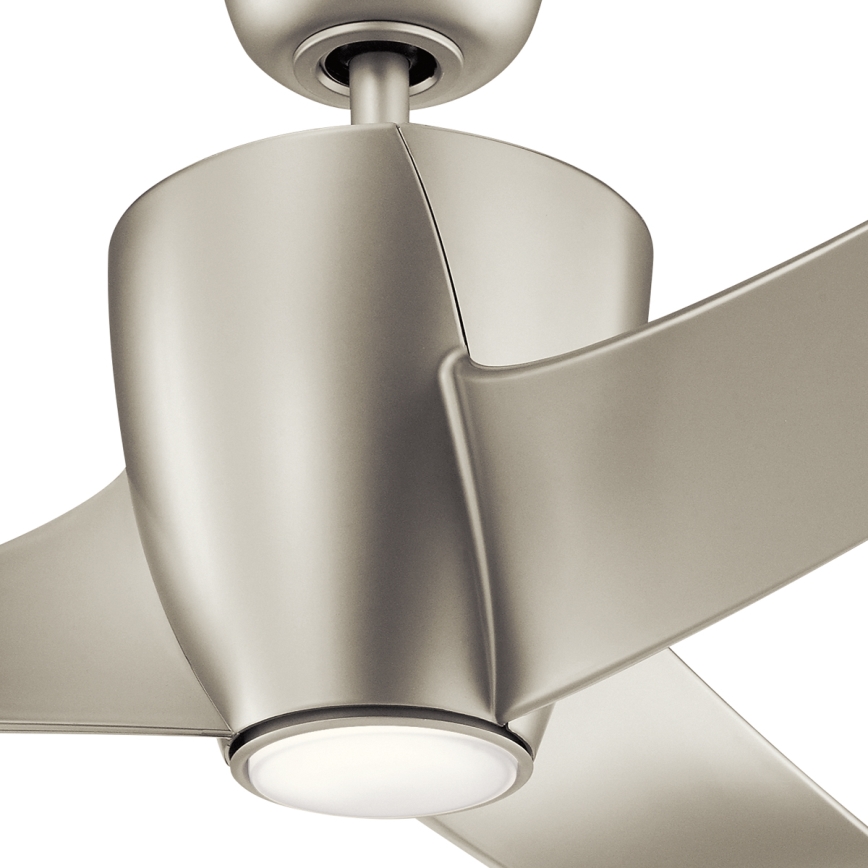 Kichler - LED himmennettävä kattovalo PHREE LED/10W/230V hopea + kauko-ohjaus