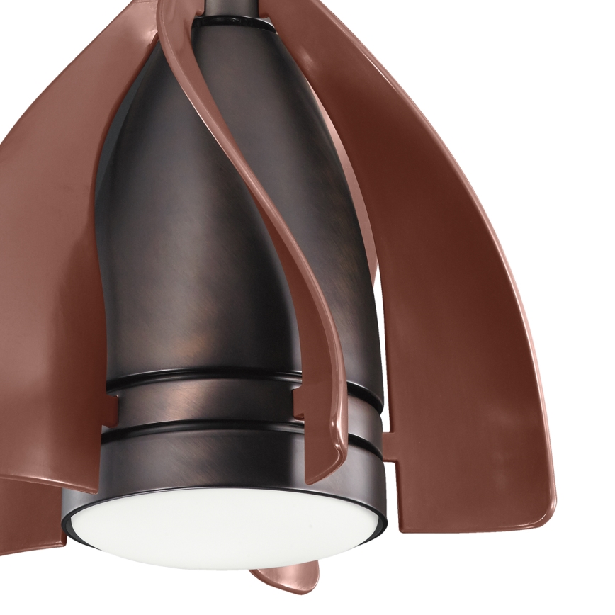 Kichler - LED himmennettävä kattovalo TERNA LED/10W/230V pronssi/ruskea + kauko-ohjaus