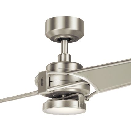 Kichler - LED himmennettävä kattovalo XETY LED/10W/230V  mattakromi/hopea + kauko-ohjaus