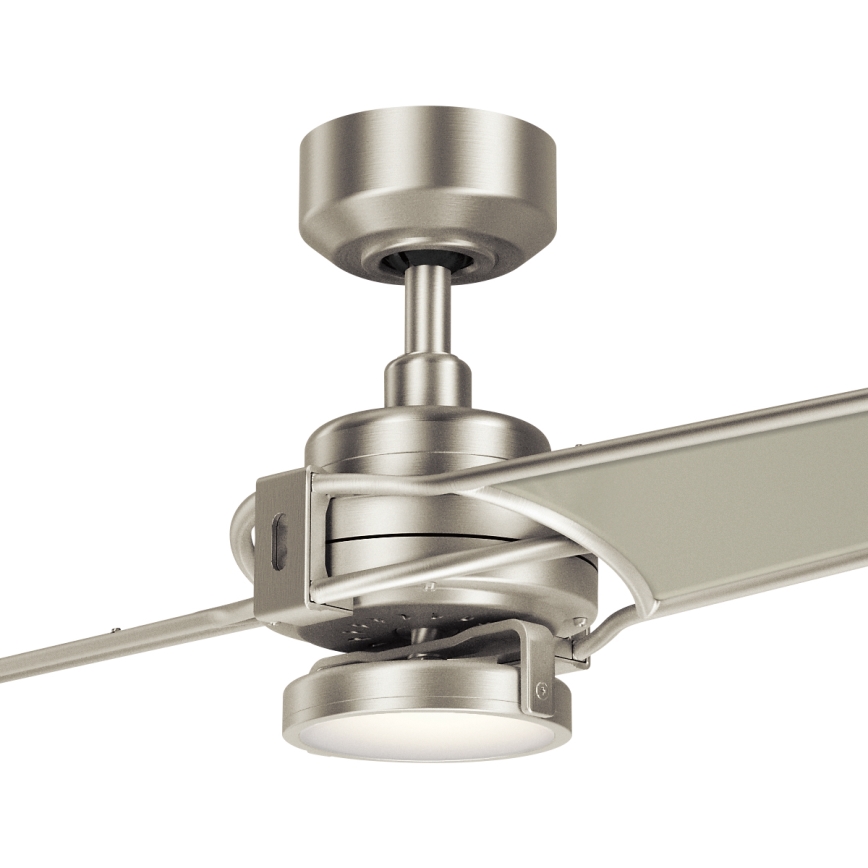 Kichler - LED himmennettävä kattovalo XETY LED/10W/230V  mattakromi/hopea + kauko-ohjaus