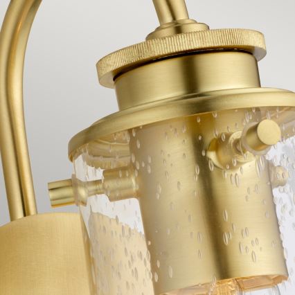 Kichler -  Kylpyhuoneen seinävalaisin BRAELYN 1xE27/40W/230V IP44 kultainen