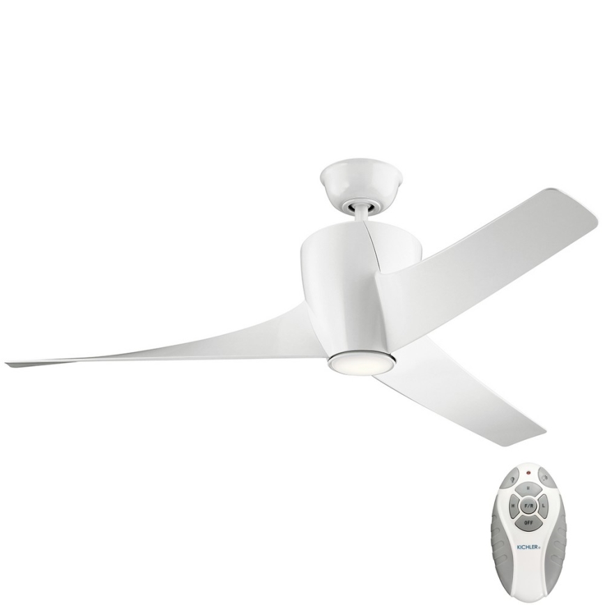 Kichler - LED himmennettävä kattovalo PHREE LED/10W/230V valkoinen+ + kauko-ohjaus