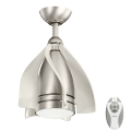 Kichler - LED himmennettävä kattovalo TERNA LED/10W/230V mattakromi/valkoinen + kauko-ohjaus