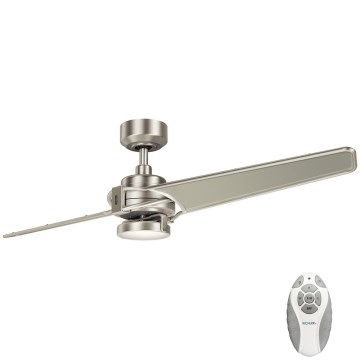 Kichler - LED himmennettävä kattovalo XETY LED/10W/230V  mattakromi/hopea + kauko-ohjaus