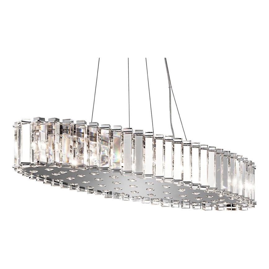Kichler - LED Kylphuoneen kattokruunu johdossa CRYSTAL SKYE 12xG9/3W/230V IP44