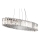 Kichler - LED Kylphuoneen kattokruunu johdossa CRYSTAL SKYE 12xG9/3W/230V IP44