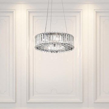 Kichler - LED Kylphuoneen kattokruunu johdossa CRYSTAL SKYE 6xG9/3W/230V IP44