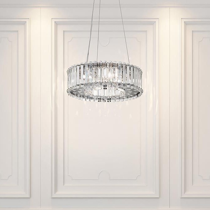 Kichler - LED Kylphuoneen kattokruunu johdossa CRYSTAL SKYE 6xG9/3W/230V IP44