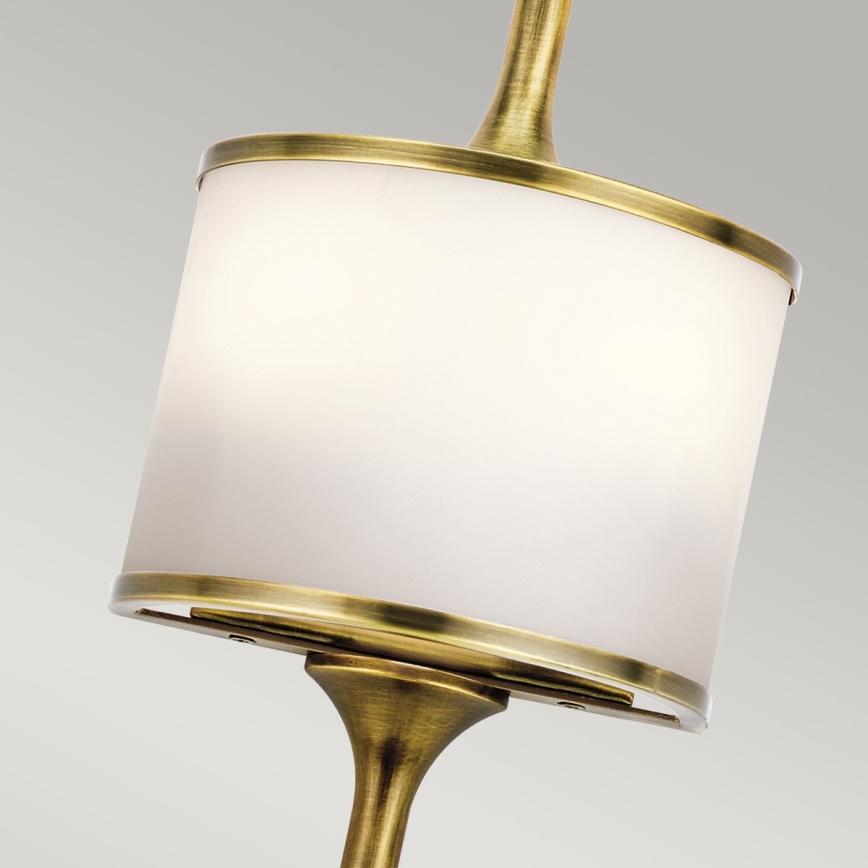 Kichler - LED Kylpyhuoneen seinävalaisin MONA 2xG9/3,5W/230V IP44 messinki